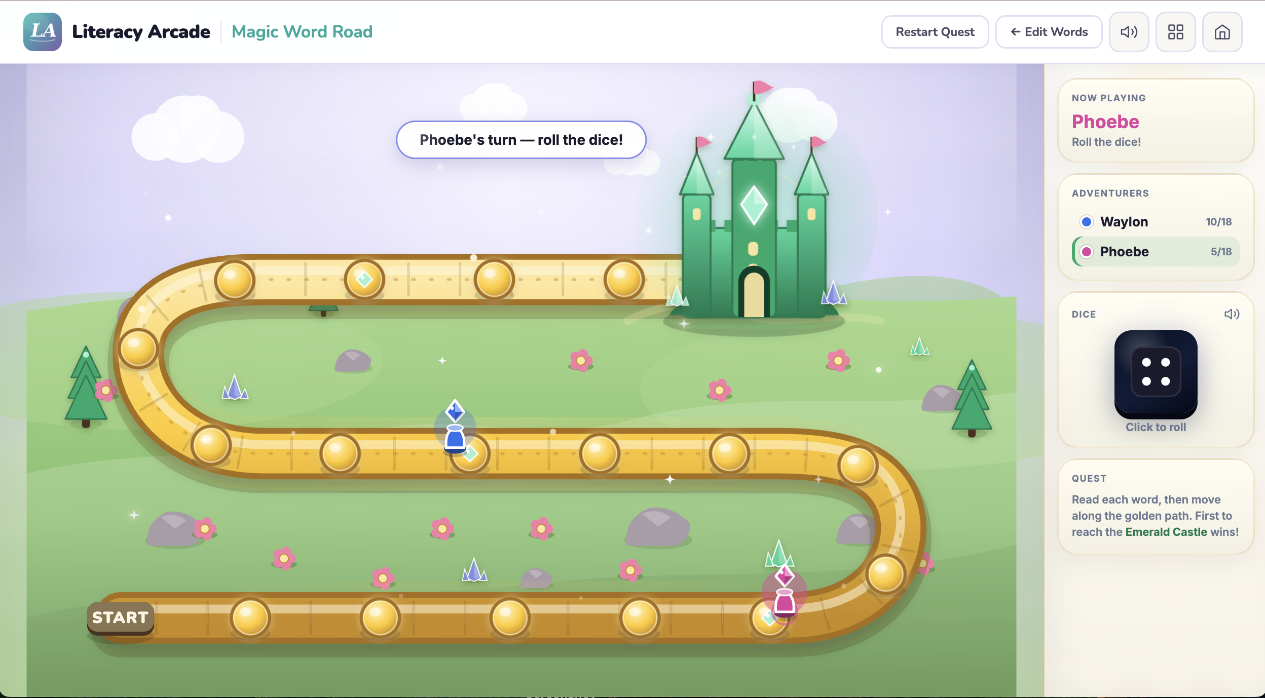 Magic Word Road gameplay preview